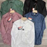 Black letter imported satin shirts