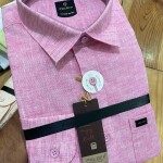poloff full sleeve linen shirt