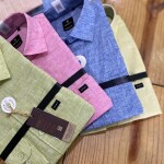 poloff full sleeve linen shirt