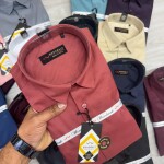 word wale imported satin shirt