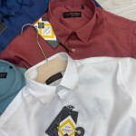 word wale imported satin shirt