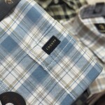logoff cotton oxford checks shirt