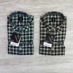 logoff cotton oxford checks shirt
