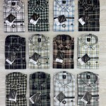 logoff cotton oxford checks shirt