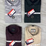 Black letter imported satin shirts