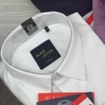 Black letter imported satin shirts