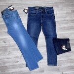 black letter jeans pant