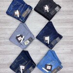 black letter jeans pant
