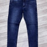black letter jeans pant