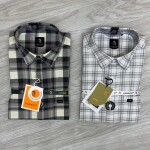 Logoff oxford checks shirt