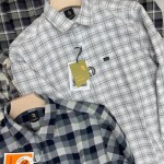 Logoff oxford checks shirt