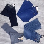 black letter jeans pant