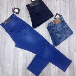 black letter jeans pant