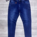 black letter jeans pant