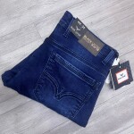 black letter jeans pant