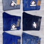 black letter jeans pant