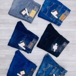 black letter jeans pant