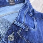 black letter slim fit jeans pant