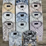 wood machine cotton linen shirt