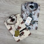 logoff lenin printed shirt