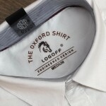 logoff oxford white shirt
