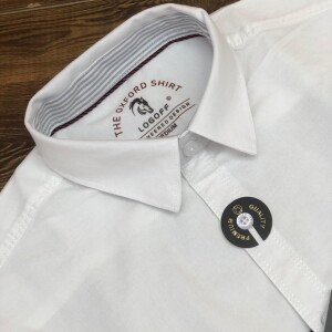 logoff oxford white shirt