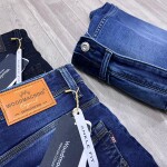 Wood machine Ankle Fit Jeans
