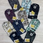 LOGOFF COTTON TWILL CHECKS SHIRT