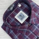LOGOFF COTTON TWILL CHECKS SHIRT