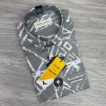 Black Letter Printed Shirt