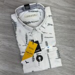 Black Letter Printed Shirt