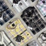 Logoff linen Checks  Shirt