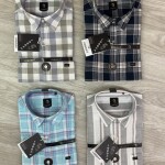 Logoff linen Checks  Shirt