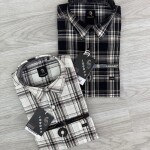 Logoff linen Checks  Shirt