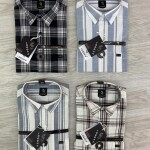 Logoff linen Checks  Shirt