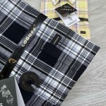 Logoff linen Checks  Shirt