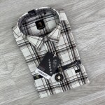 Logoff linen Checks  Shirt