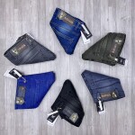 black letter jeans pant