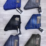 black letter jeans pant