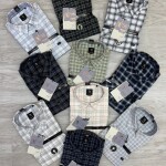 logoff half sleeve cotton oxford checks shirt