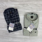 logoff half sleeve cotton oxford checks shirt