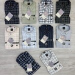 logoff half sleeve cotton oxford checks shirt
