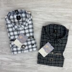 logoff half sleeve cotton oxford checks shirt