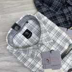 logoff half sleeve cotton oxford checks shirt