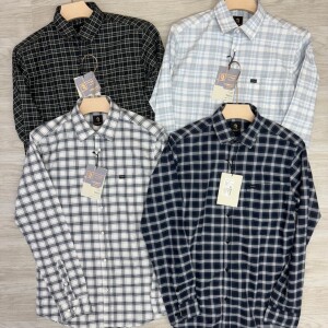 logoff full sleeve  oxford checks shirt