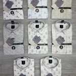 logoff linen  printed shirt