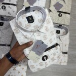 logoff linen  printed shirt