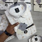 logoff linen  printed shirt