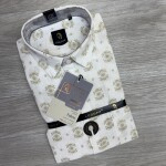 logoff linen  printed shirt