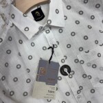 logoff linen  printed shirt